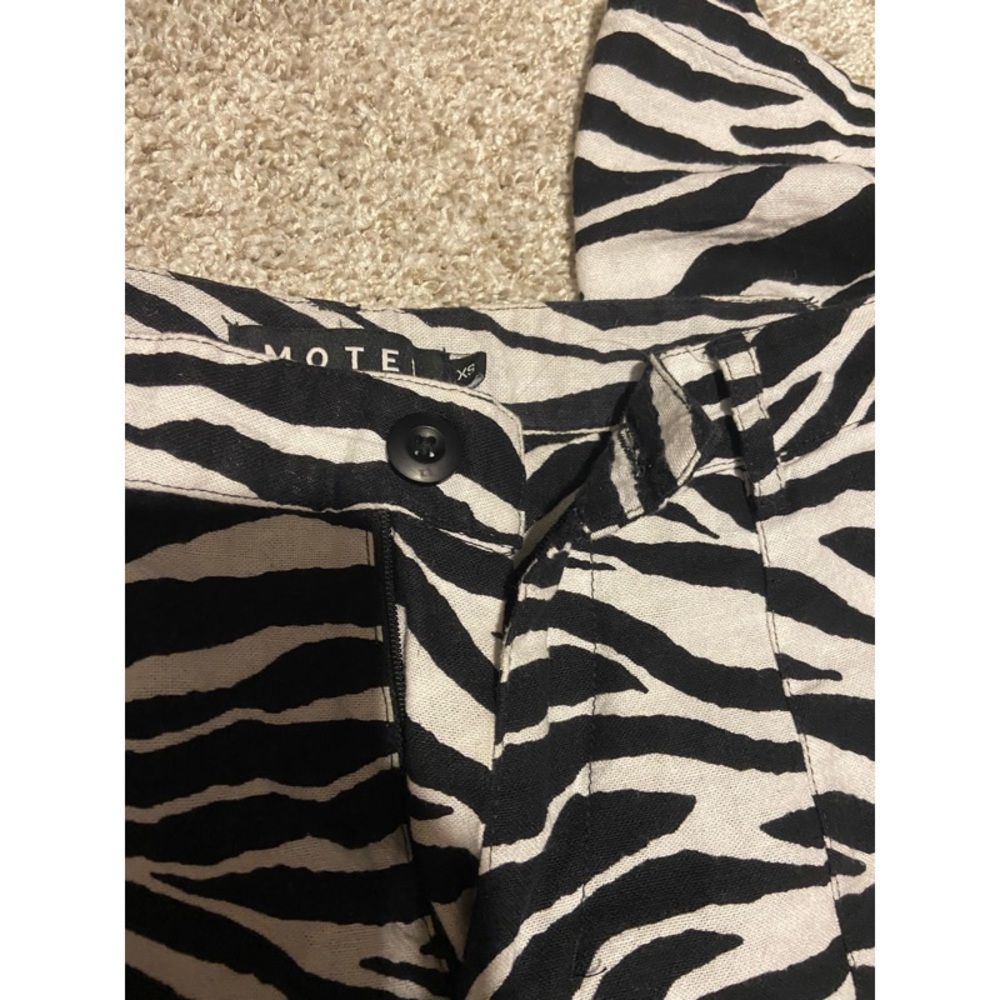 Motel Rocks Zebra Flared Trouser - Picture 6 of 9